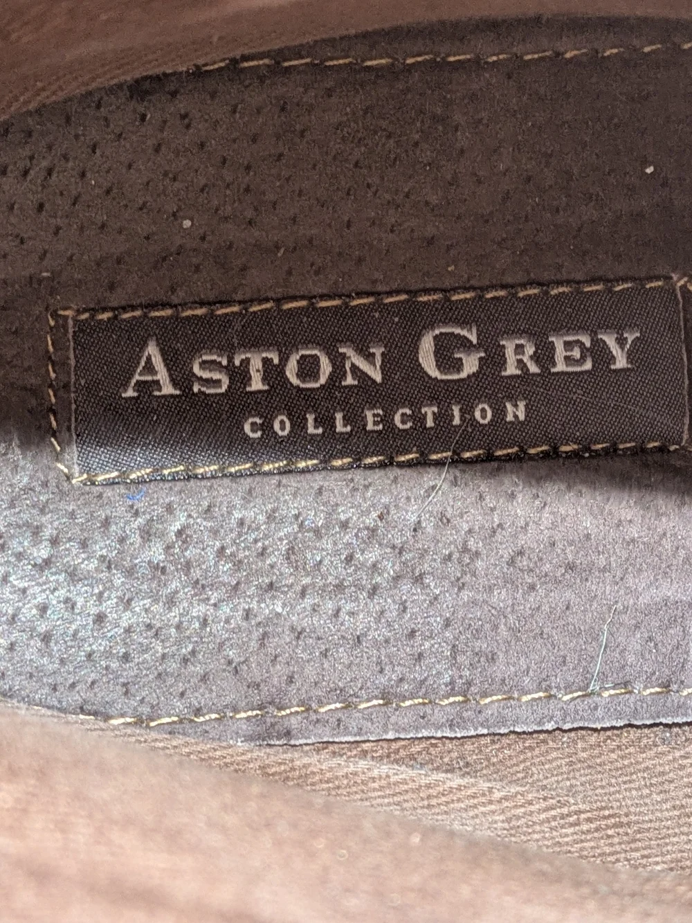 Men's Aston Grey Brown Ankle Distressed Leather Boots Size 12